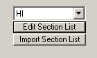 Edit & import section list